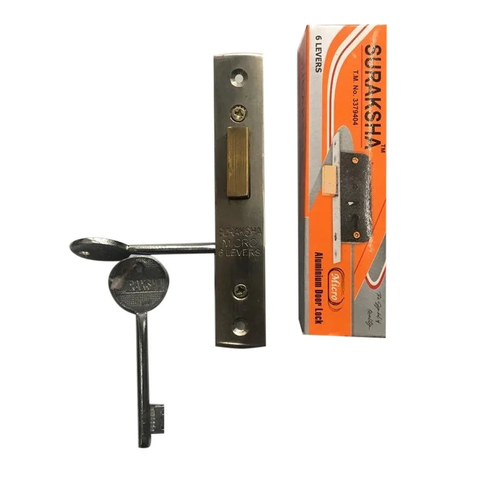 Deadbolt Suraksha Aluminum Door Lock25mm.(Aluminum Doors)